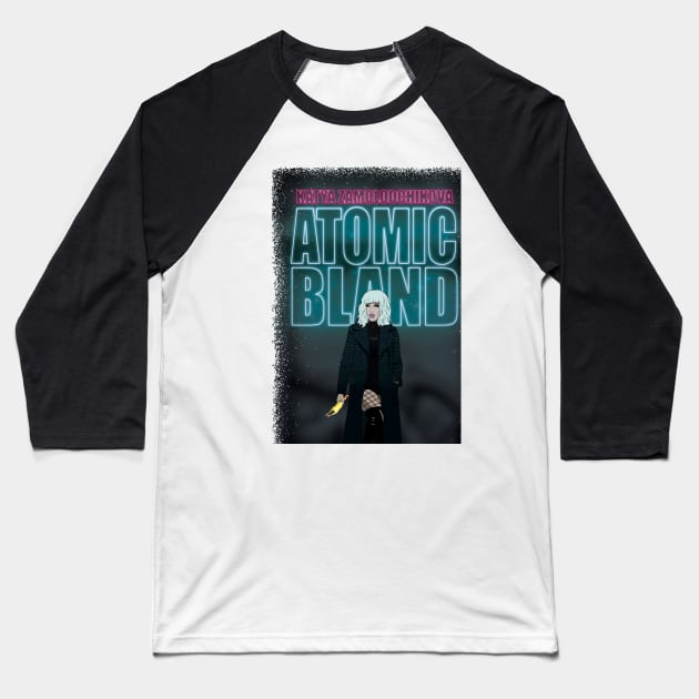 Katya Zamolodchikova: Atomic Bland Baseball T-Shirt by LaurothyGayle